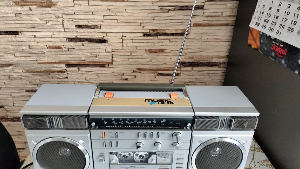 Radiomagnetofon GOLDSTAR TSR-900, po przeglądzie, VINTAGE 83'