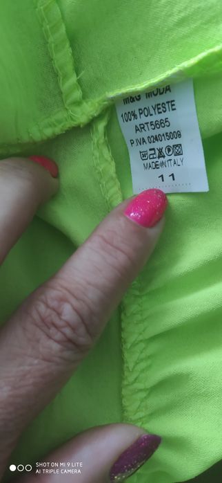 Sukienka nowa z metką zielony neon