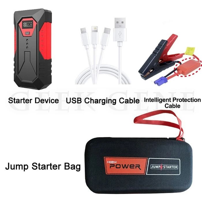 Jump Starter Booster Carro Digital