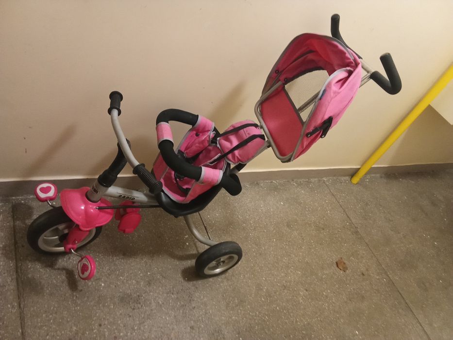 Rowerek trójkołowy pchacz jeździk