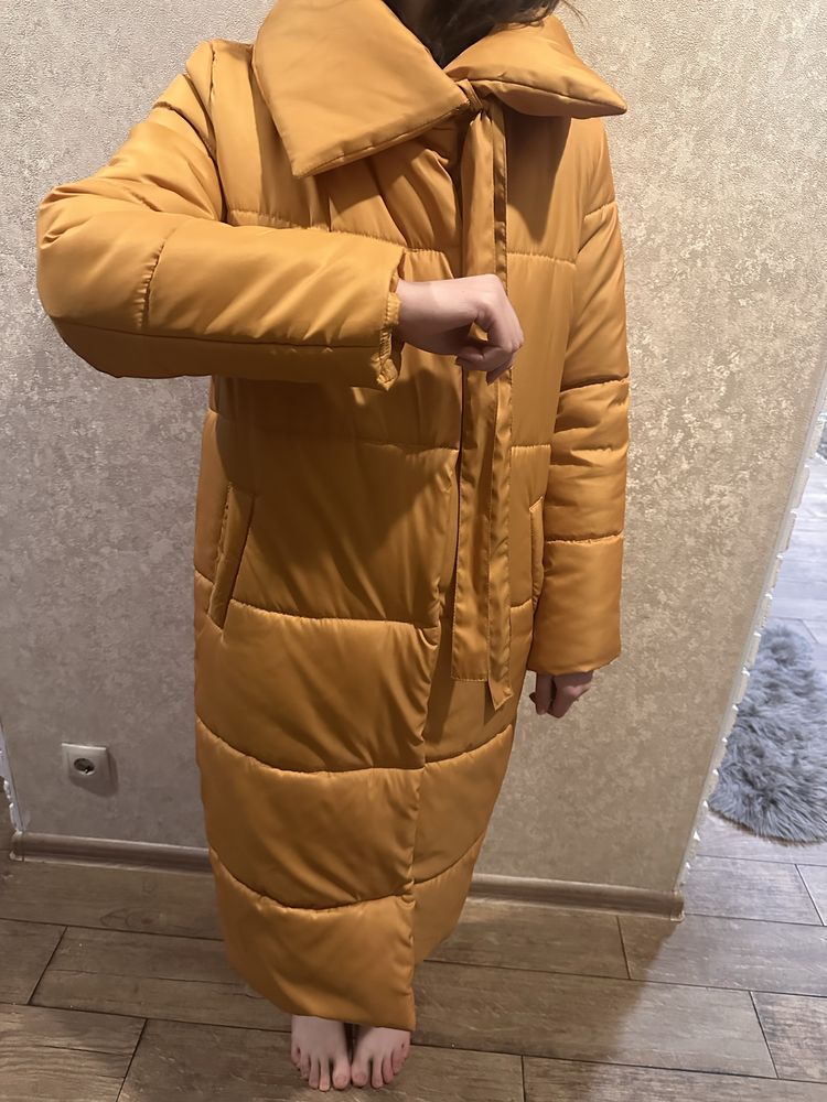 Пальто балонове тепле