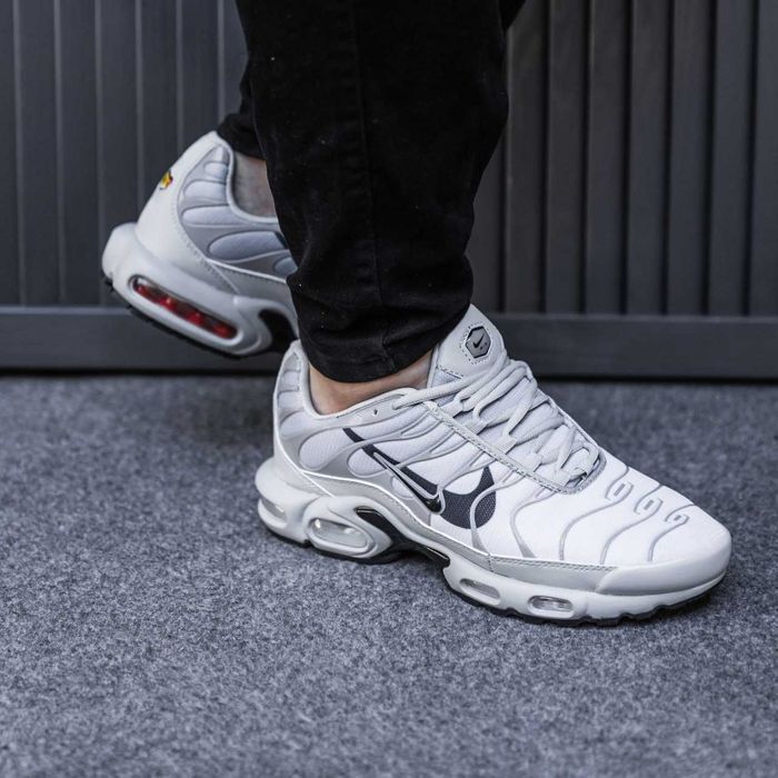 Кросівки Nike Air Max TN Plus Grey/Double Black swoosh premium