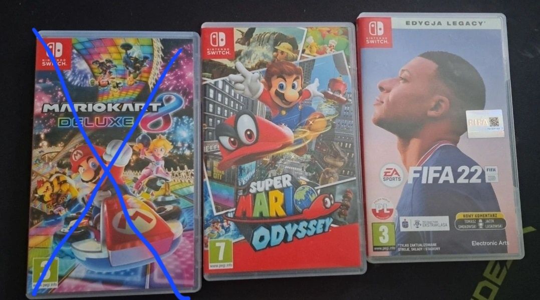 Konsola Nintendo Switch + 2 gry