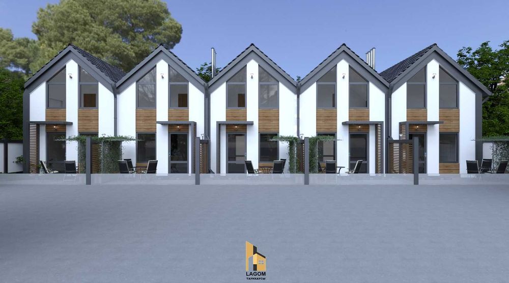 Таунхаус для жизни в Лесках. 5 мин. к морю. Рассрочка