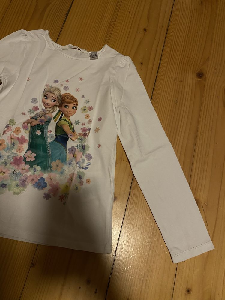 Dziewczeca bluzeczka z Elsą r. 122 cm
