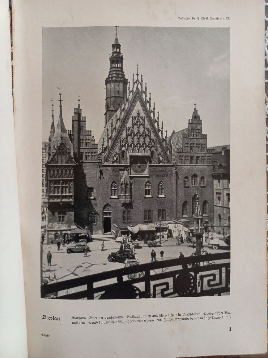 Śląsk (Schlesien) - na 64 obrazkach - Książka z 1937 r.