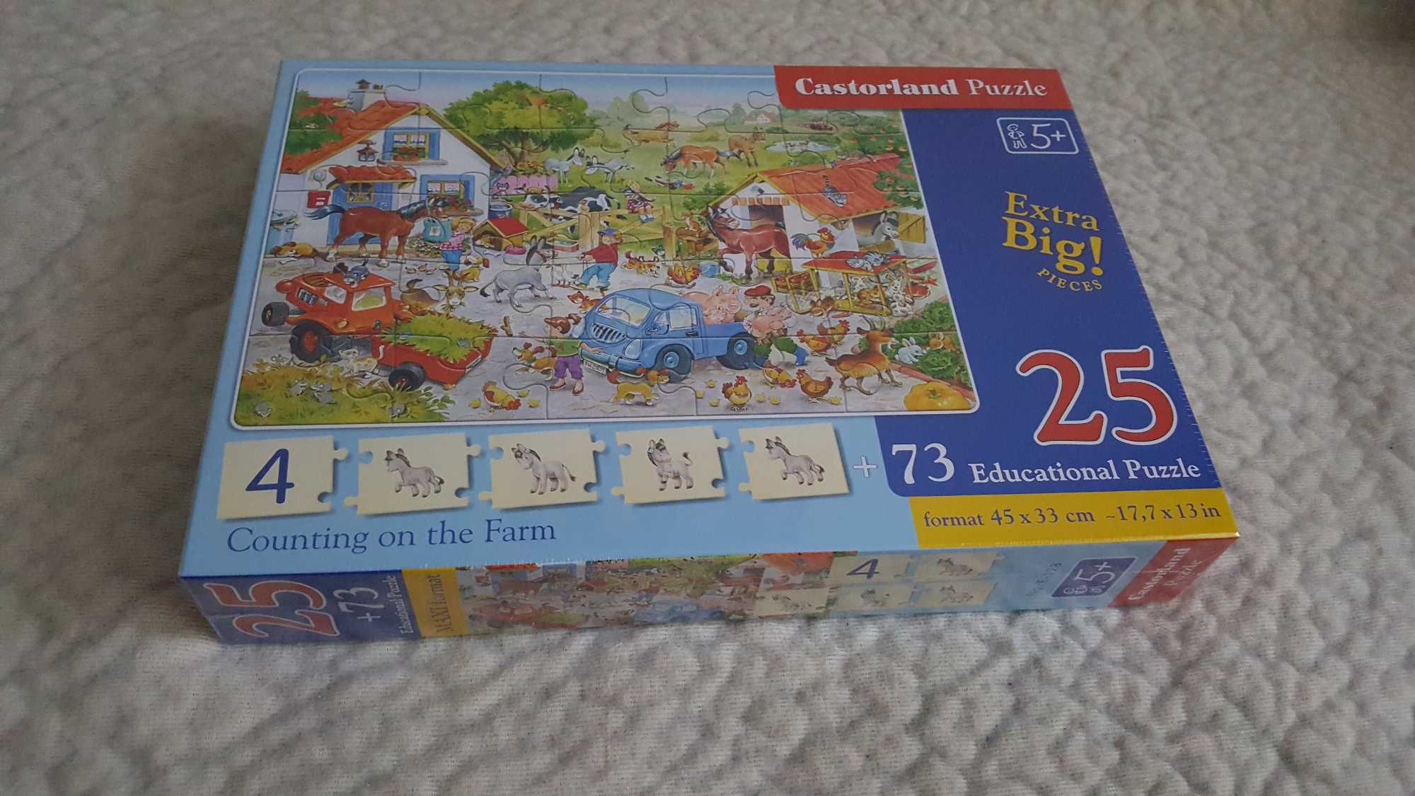 Puzzle Castorland Counting on the Farm