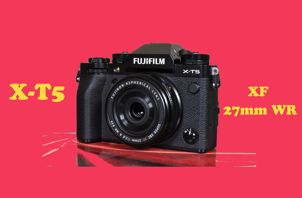 Fuji X-T5 novo + Fuji XF 27mm WR novo. Bateria extra. Garantia PT