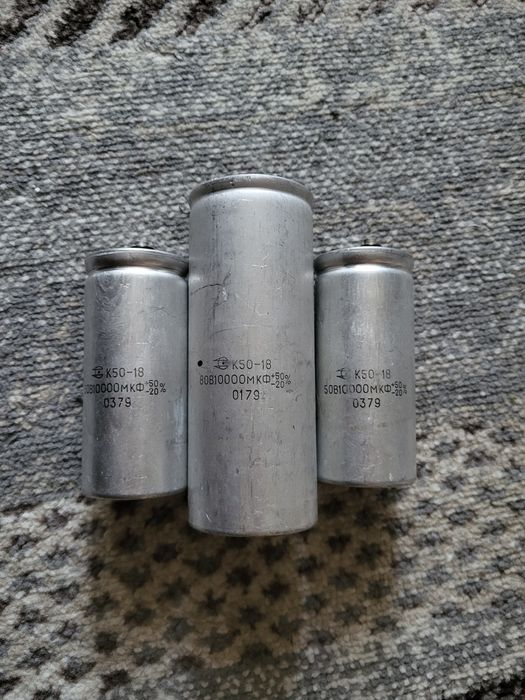 Конденсатори різної потужності