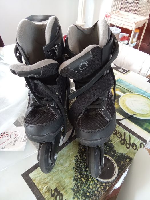 Patins em linha com tudo