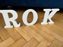Dekoracyjny napis ROK