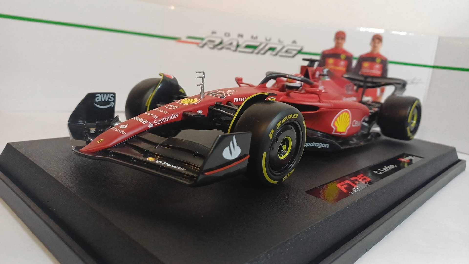1/18 Ferrari F1-75 Charles Leclerc - Bburago Racing
