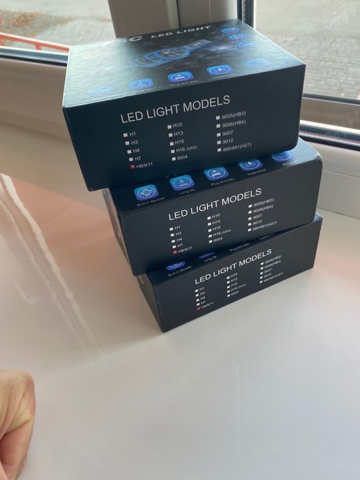 Led Лед F5C F9 Лампы в авто H1 H4 H7 H11 наличие оригинал гарантия