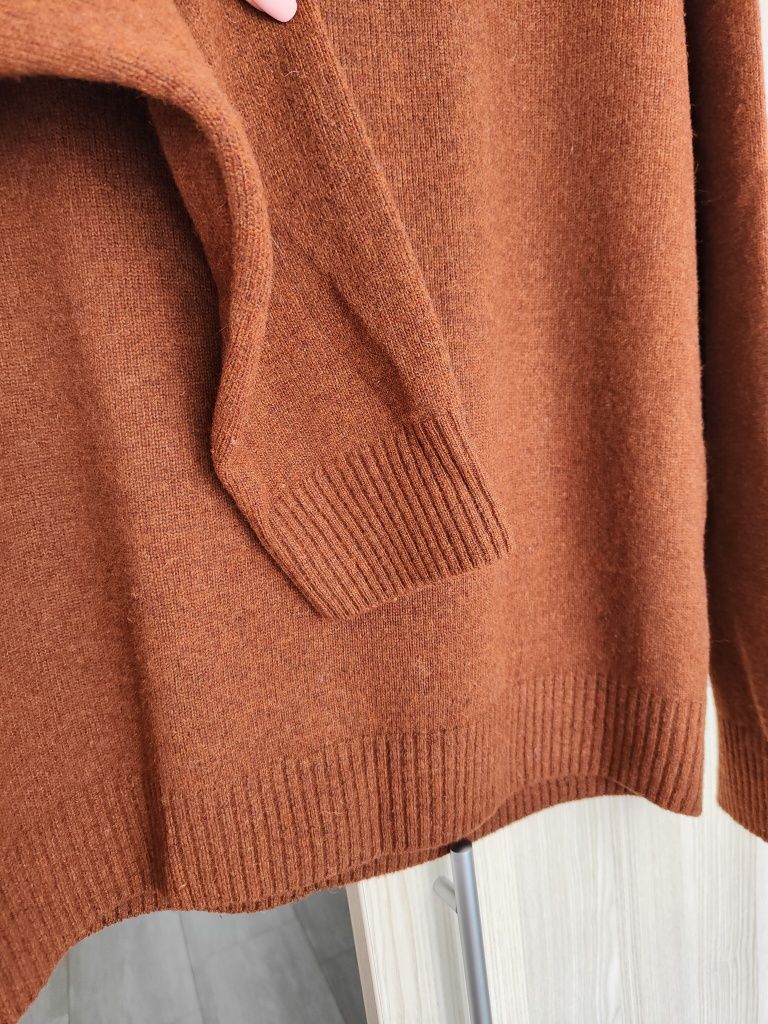 Sweter męski z wełną 69% Zara, r.S