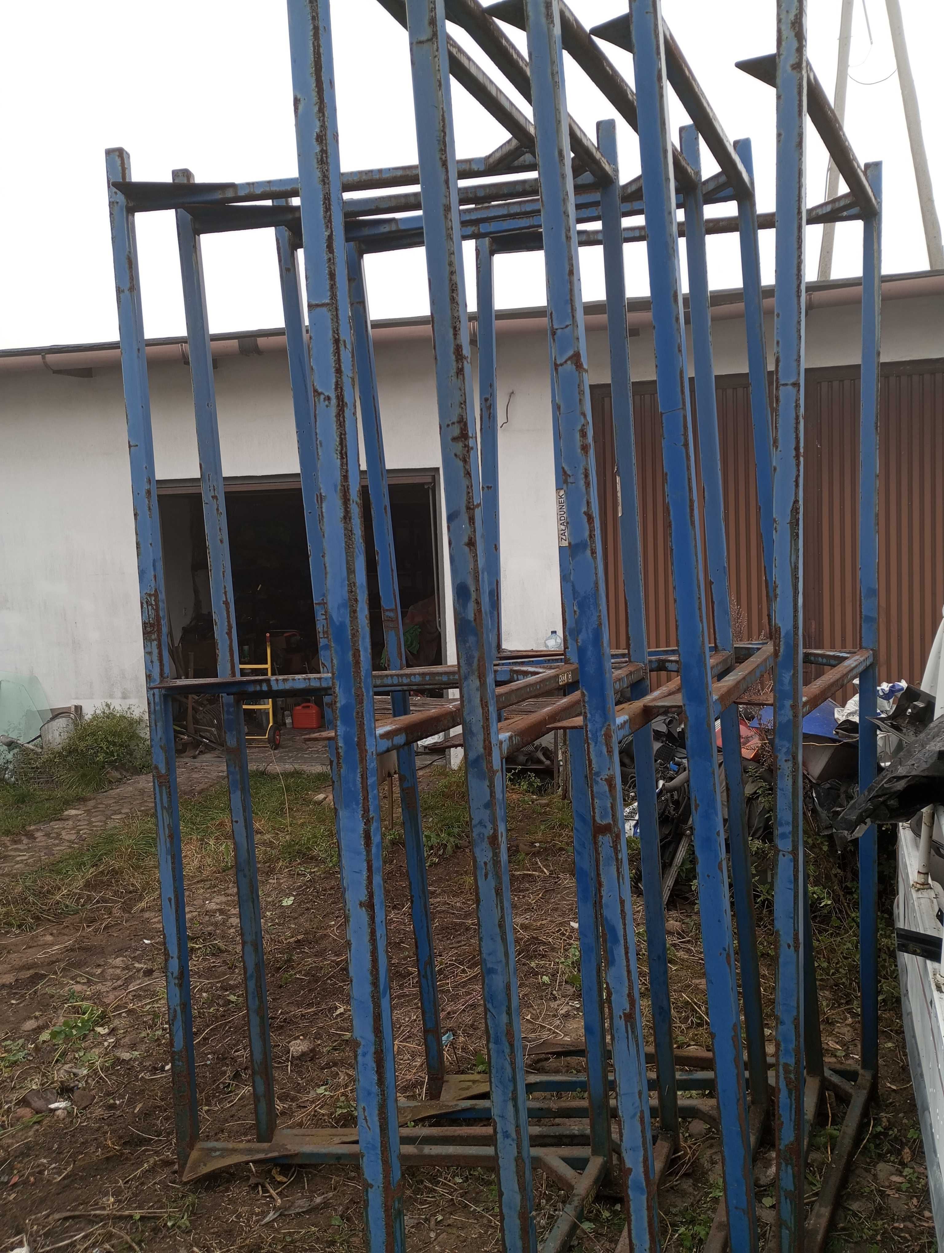 Regał magazynowy wysoki 280cm palety solidny 1,6 tony