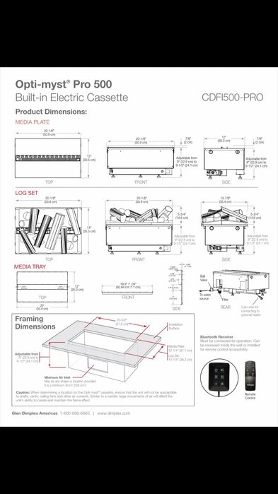 Дрова светодиодные для Dimplex CAS 500 новые