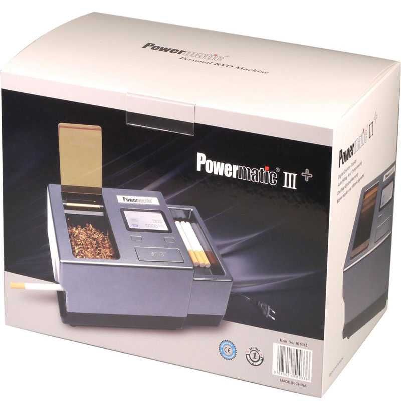 Powermatic 3+ Tabaco Enrolar - 250€ Oferta de 5 caixas de tubos x long