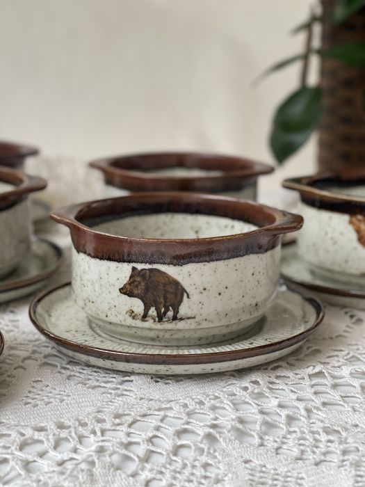 Бульонниці керамічні вінтаж Німеччина супові тарілки глибокі