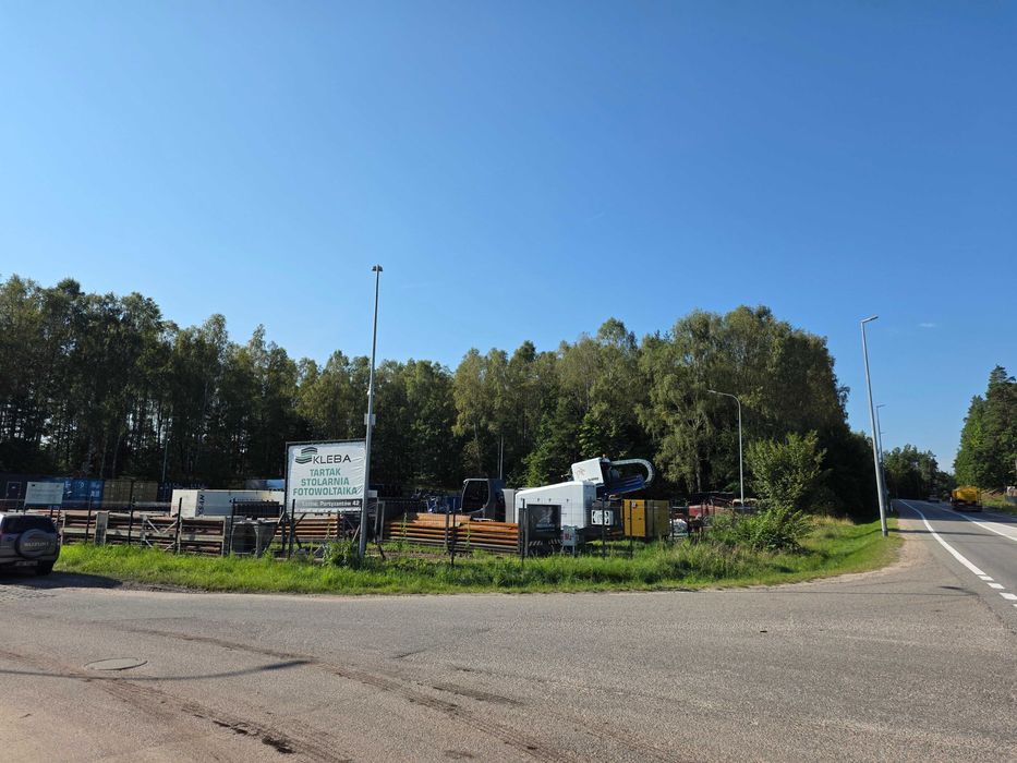 Działka z projektem na budowe hali i biura k Wejherowa