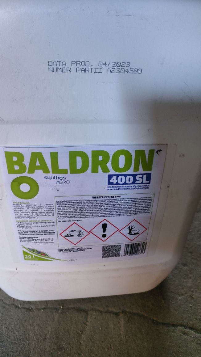 Baldron 400SL 20l Oprysk na chwasty