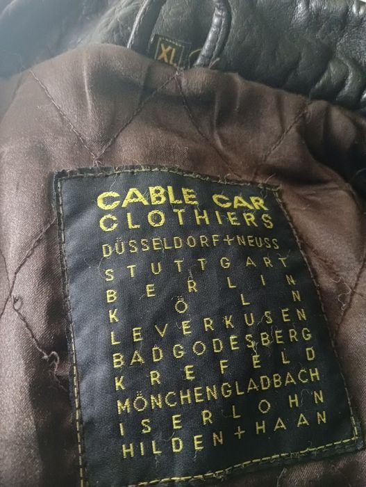 Kurtka skórzana vintage XL/XXL skóra j. ochnik pilotka bomberka