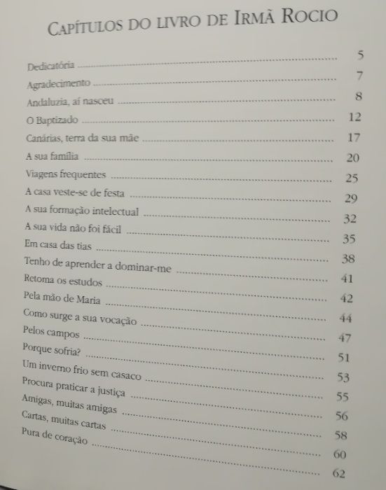 Livro de Irmã Rocio