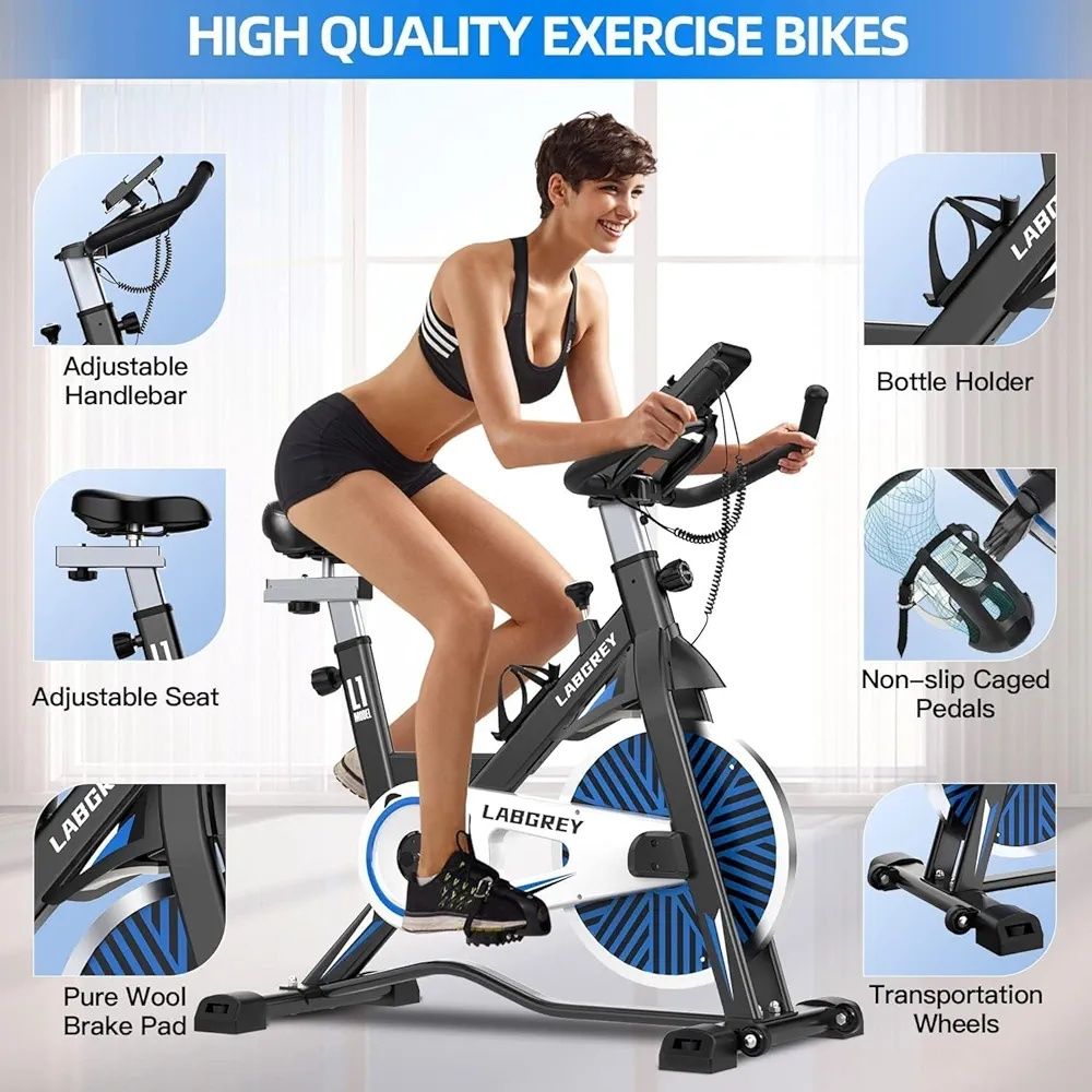 Nowy Rower Stacjonarny Treningowy Spinningowy Labgrey koło 15kg LCD
