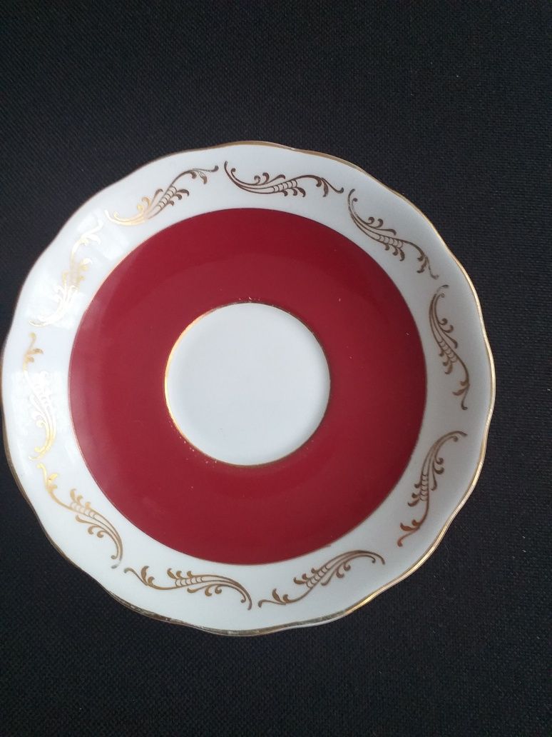 Angielska porcelana podstawek do filiżanki 14 cm Royal Adderlay