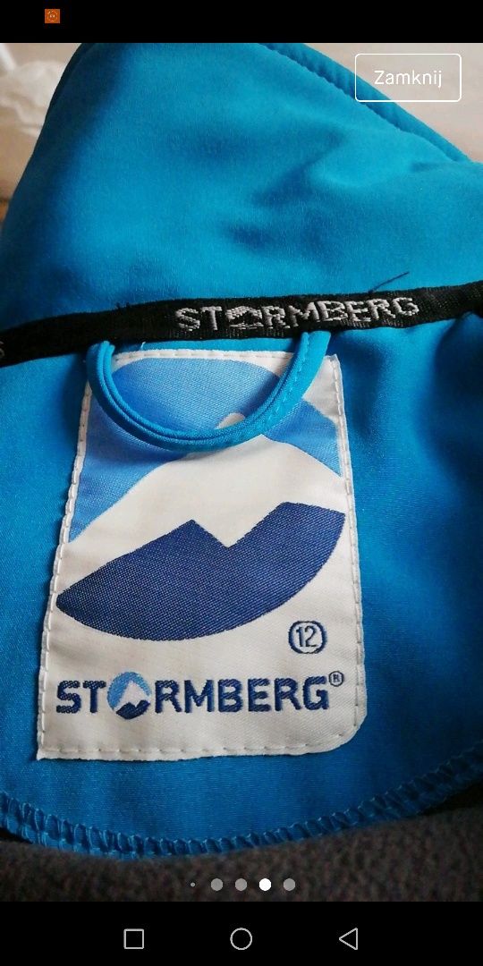 Niebieska kurtka Stormberg