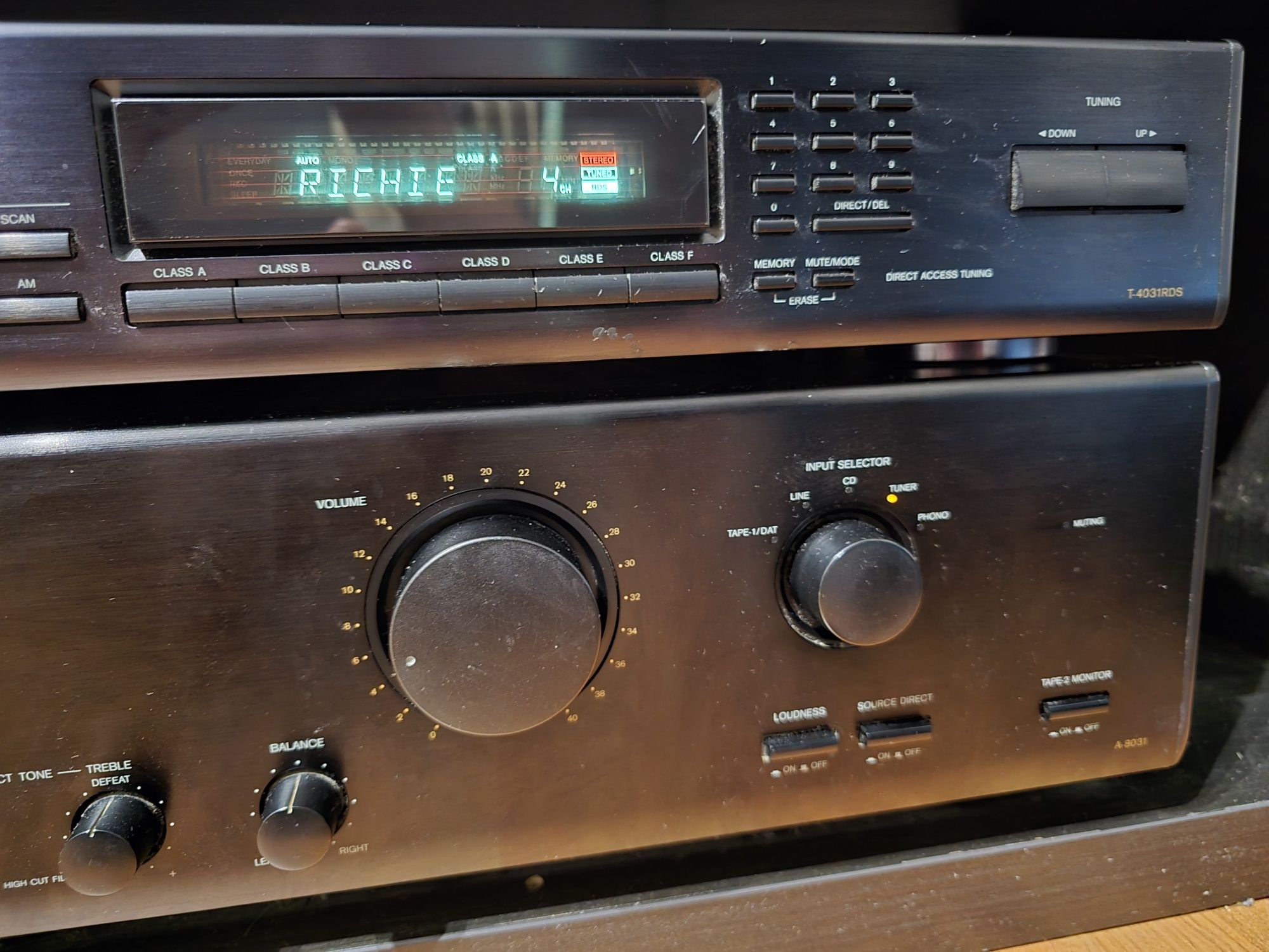Wzmacniacz Onkyo A-8031 + tuner Onkyo T-4031 RDS