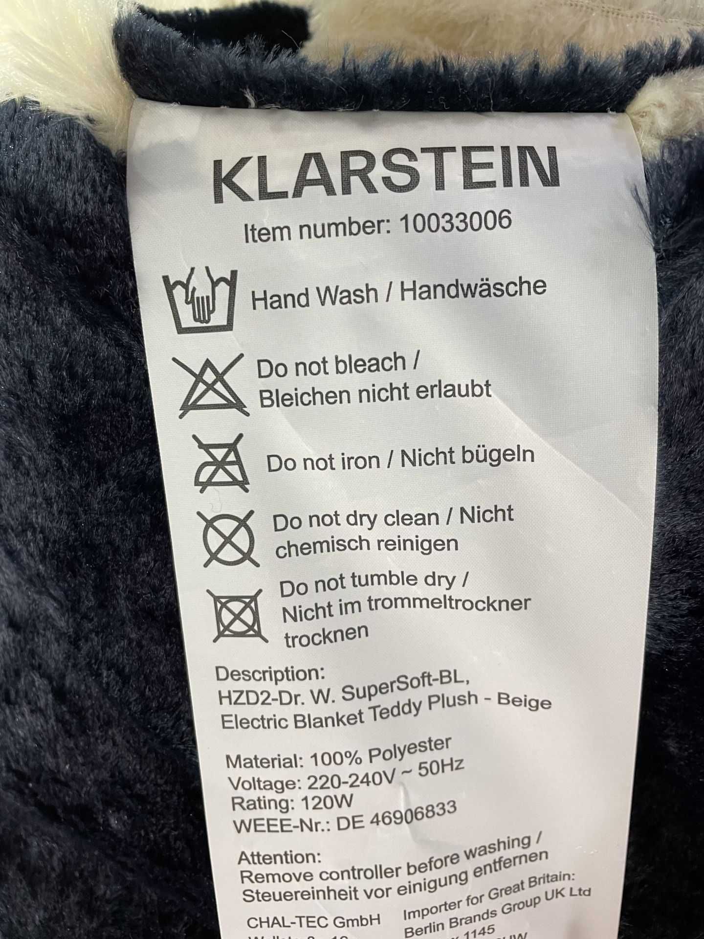 Електрическое одеяло Klarstein