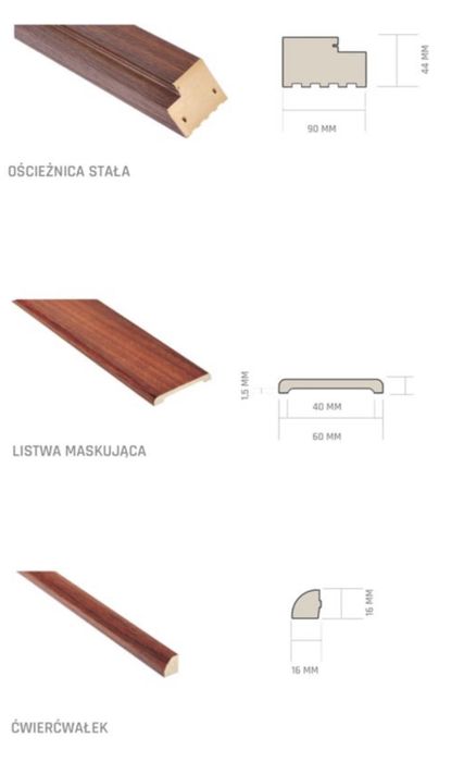 Drzwi wewnętrze pełne Lizbona Defendoor od ręki