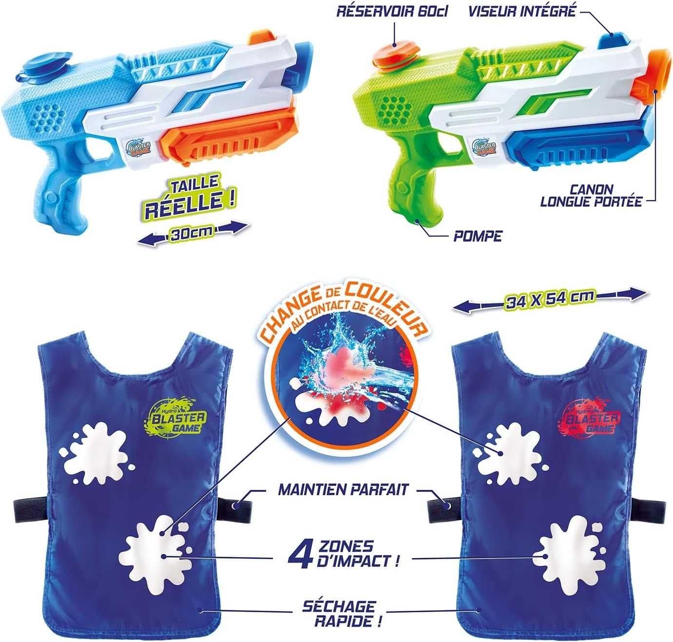 Canal Toys - Hydro Blaster Game Zestaw 2 Pistoletów Na Wodą