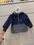 Cool Club Wiosenna kurteczka parka 74 paski granatowa