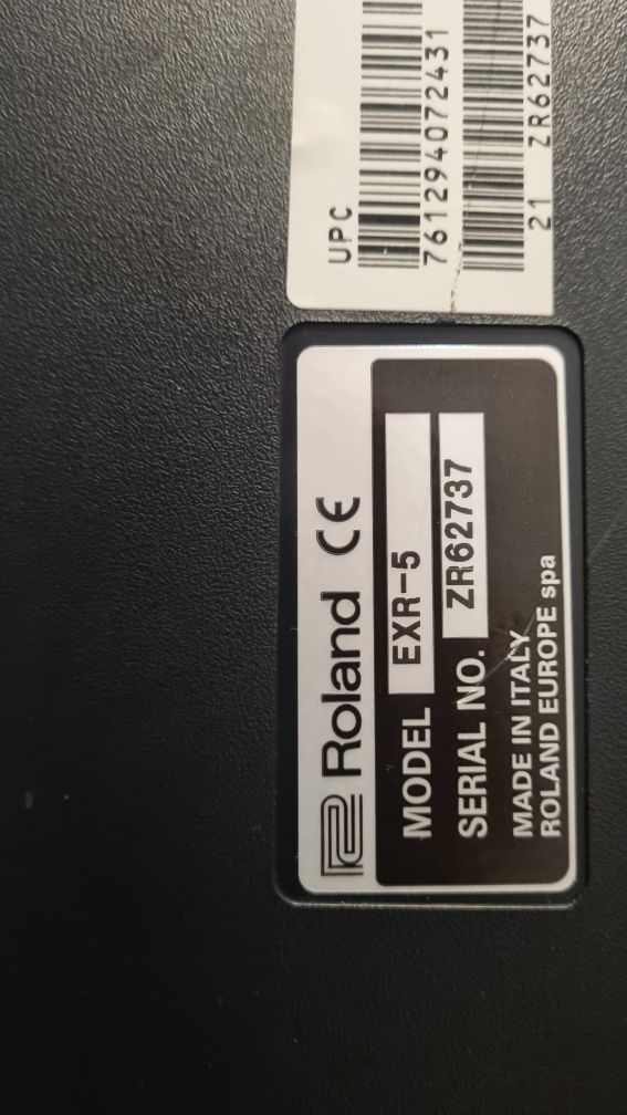 Keyboard Roland EXR - 5, pedał sustain, interfejs MIDI UM ONE USB