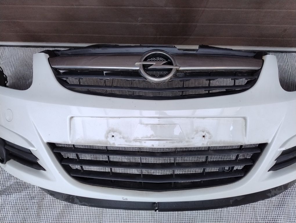 Zderzak przód Opel Corsa d 06-11 biały z474 atrapa kompletny wysyłka