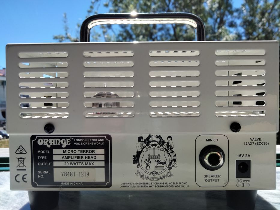 Orange Micro Terror c bolsa de transporte original