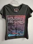 T-shirt koszulka damska szara z nadrukiem coca cola George L