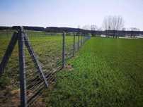 Ogrodzenia siatka leśna, Tymczasowe, Budowlane