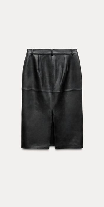 Спідниця з еко шкіри Zara