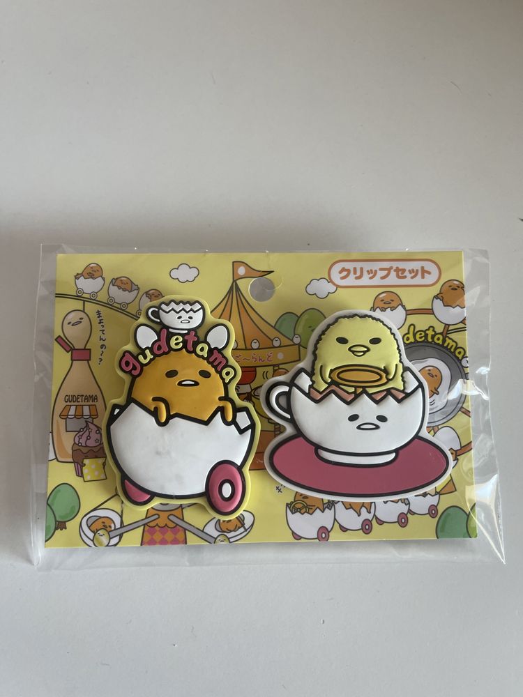 Kawaii san x gudetama klipsy