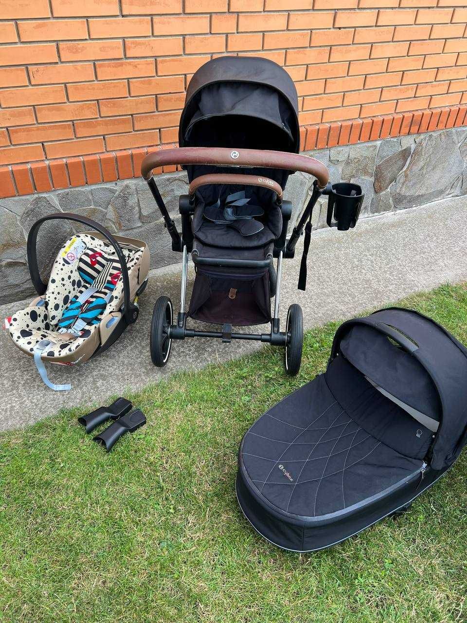 Cybex Priam Platinum 3в1+ автокрісло Karolina Kurkova Повний комплект