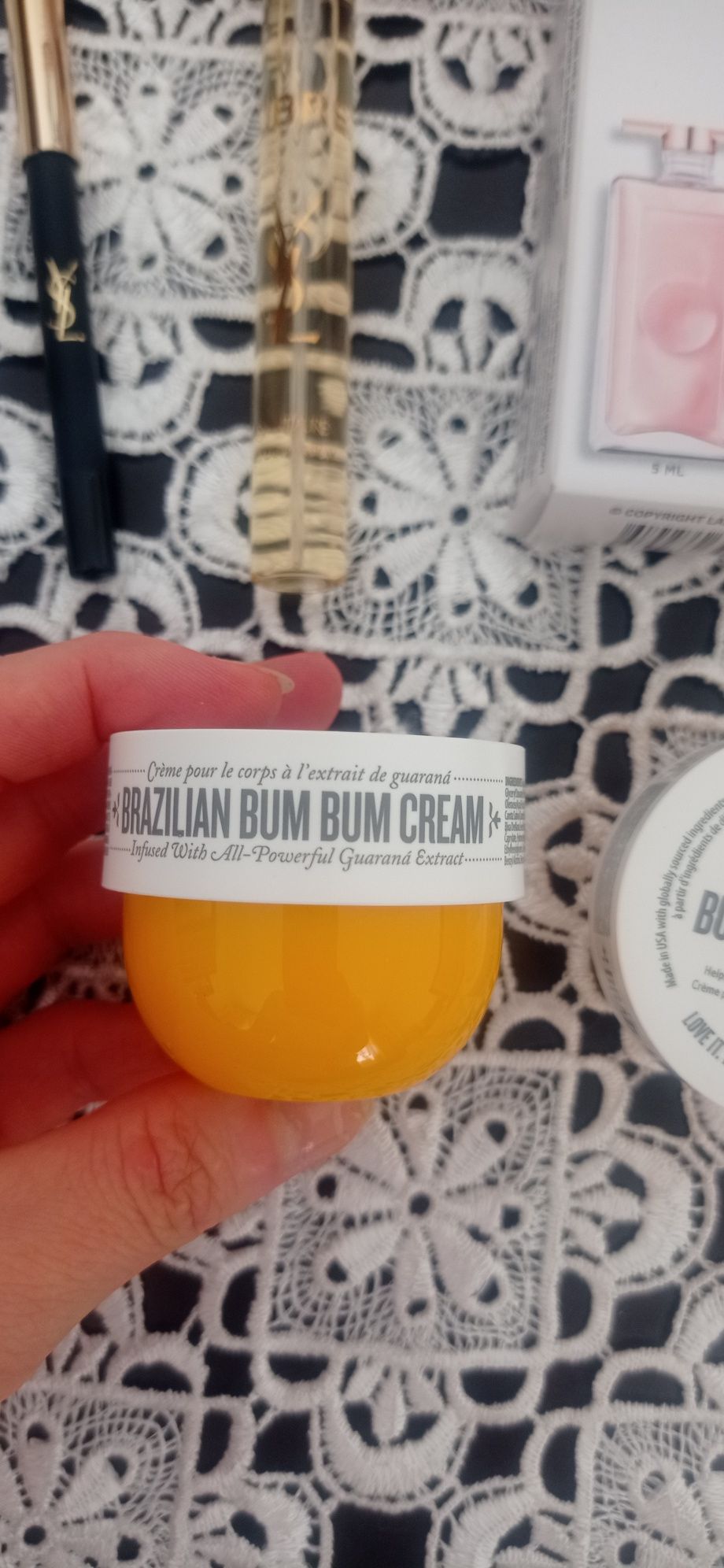 Kosmetyczka Lancome z zestawem kosmetyków