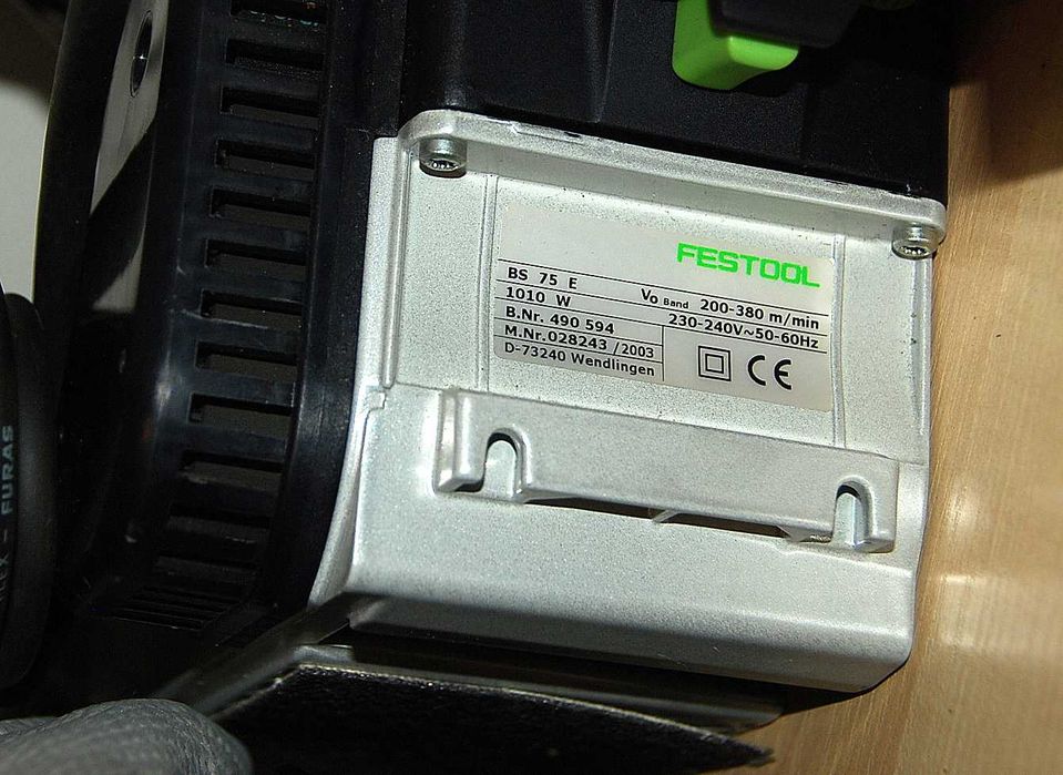 Festool Szlifierka 1010 W taśmowa BS 75 NOWA!