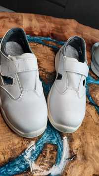 Buty robocze trzewiki Białe medyczne