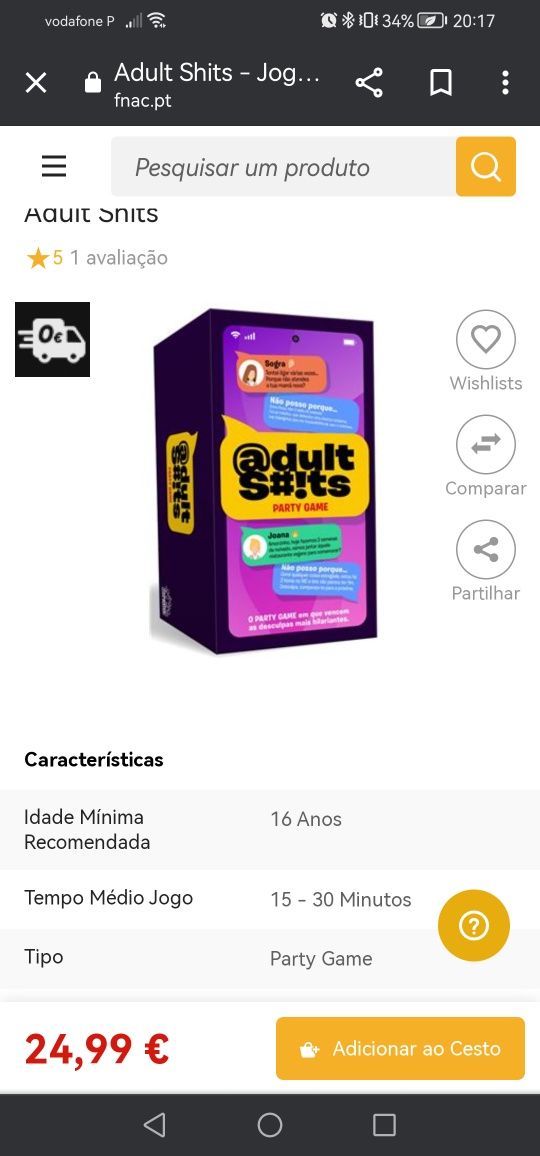 Jogo Adult Shits