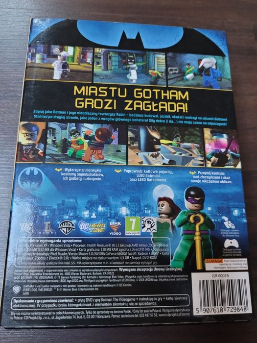 Lego Batman gra dvd PC