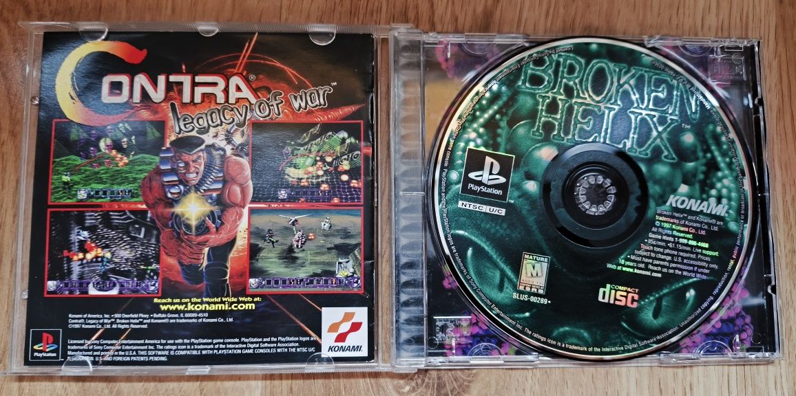 Broken Helix PSX PlayStation 1 NTSC/UC