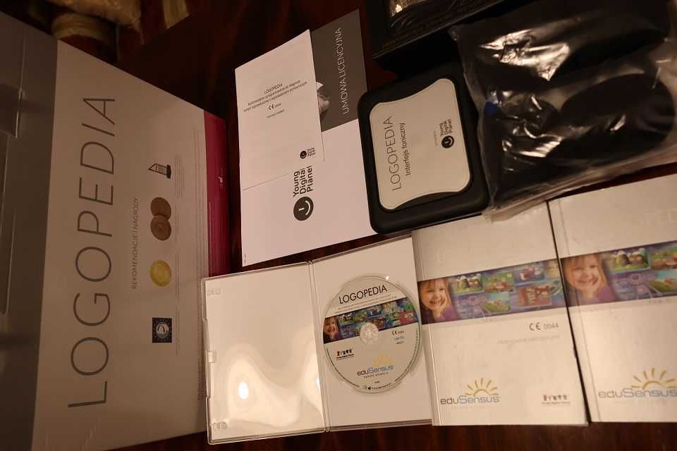 eduSensus Logopedia - Logo-Gry. Mikrofon, płyta CD, książeczki.