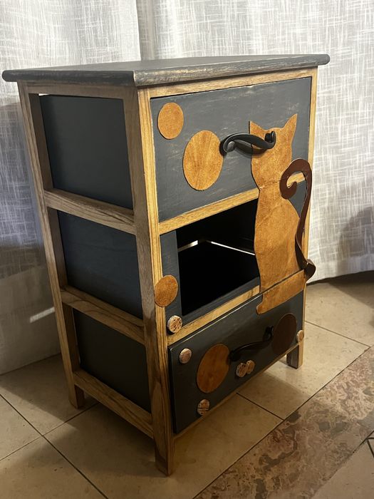 Tufas -caixa de areia gatos